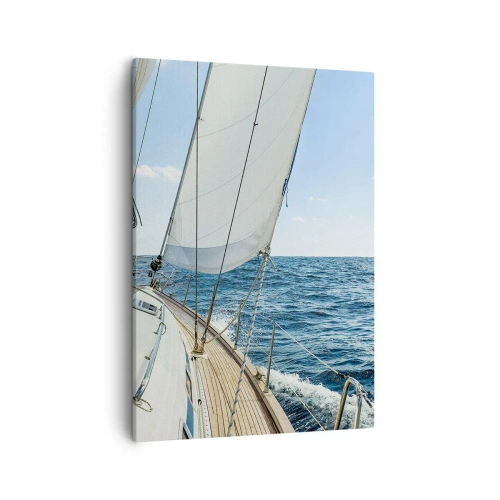 Schilderen op canvas - Ahoi, avontuur - 50x70 cm