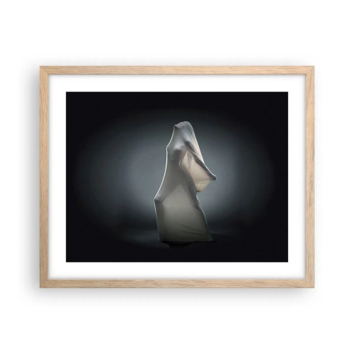 Een poster in een licht eiken lijst - Verborgen verlangens - 50x40 cm