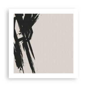 Poster - Onstuitbare haast - 50x50 cm