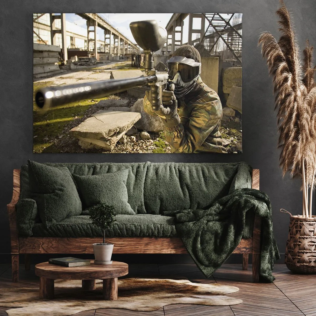 Schilderen op canvas - En jij kunt een held worden - 120x80 cm