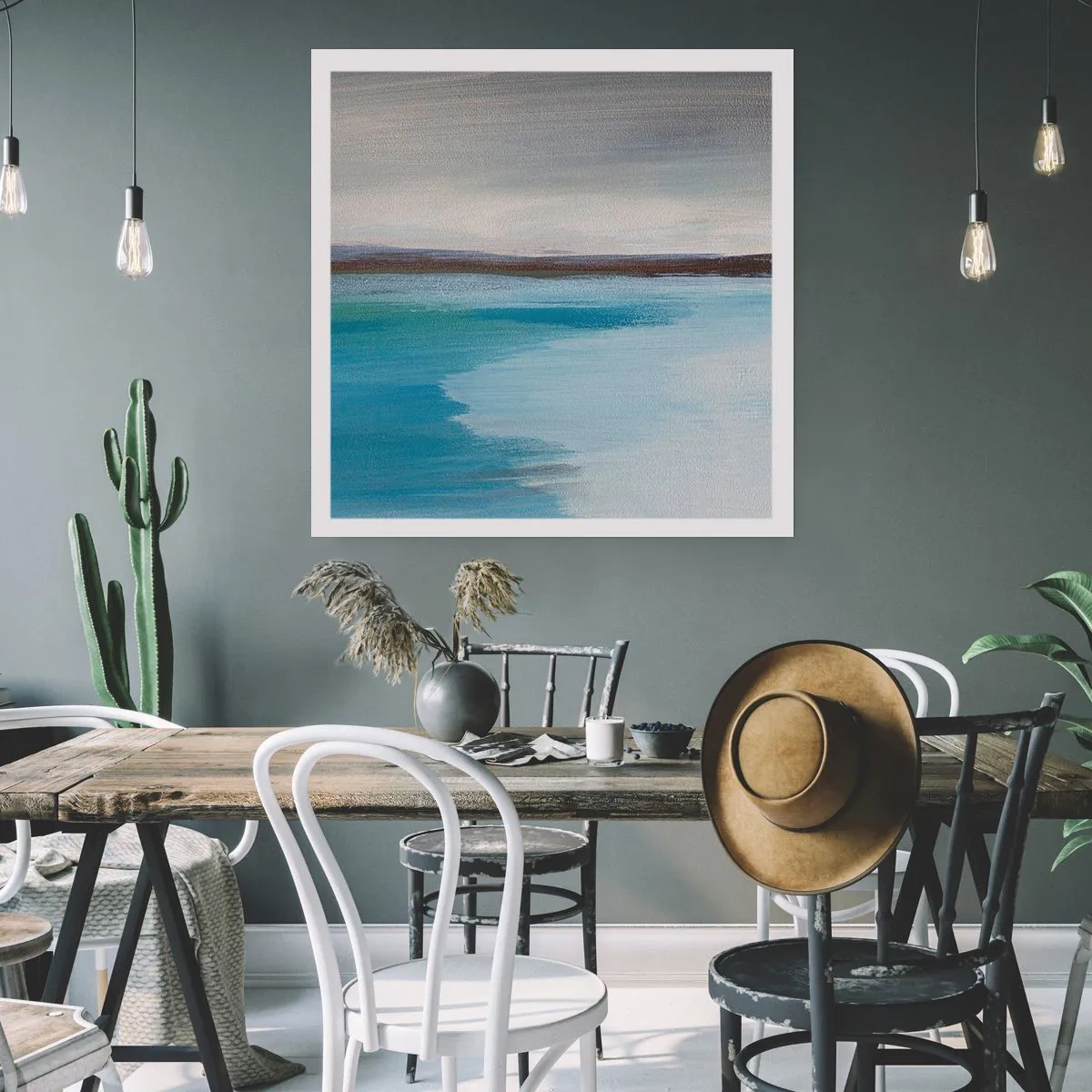 Poster - Horizontaal landschap - 50x50 cm