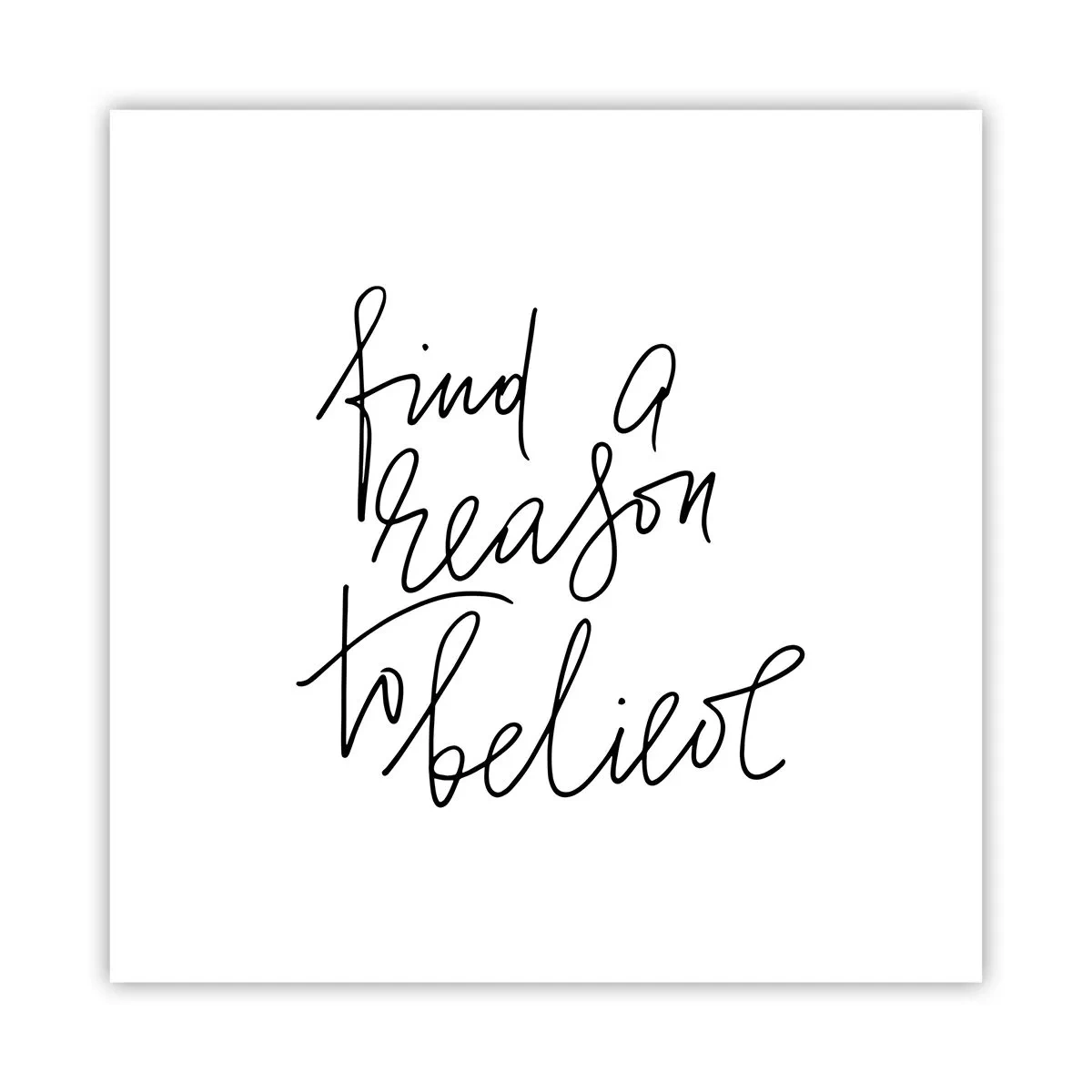 Poster - Het is mogelijk - 40x40 cm