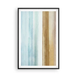 Poster in een zwarte lijst - Troost - 61x91 cm