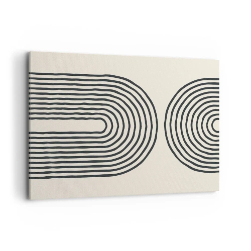 Schilderen op canvas - In een ogenblik ... - 100x70 cm