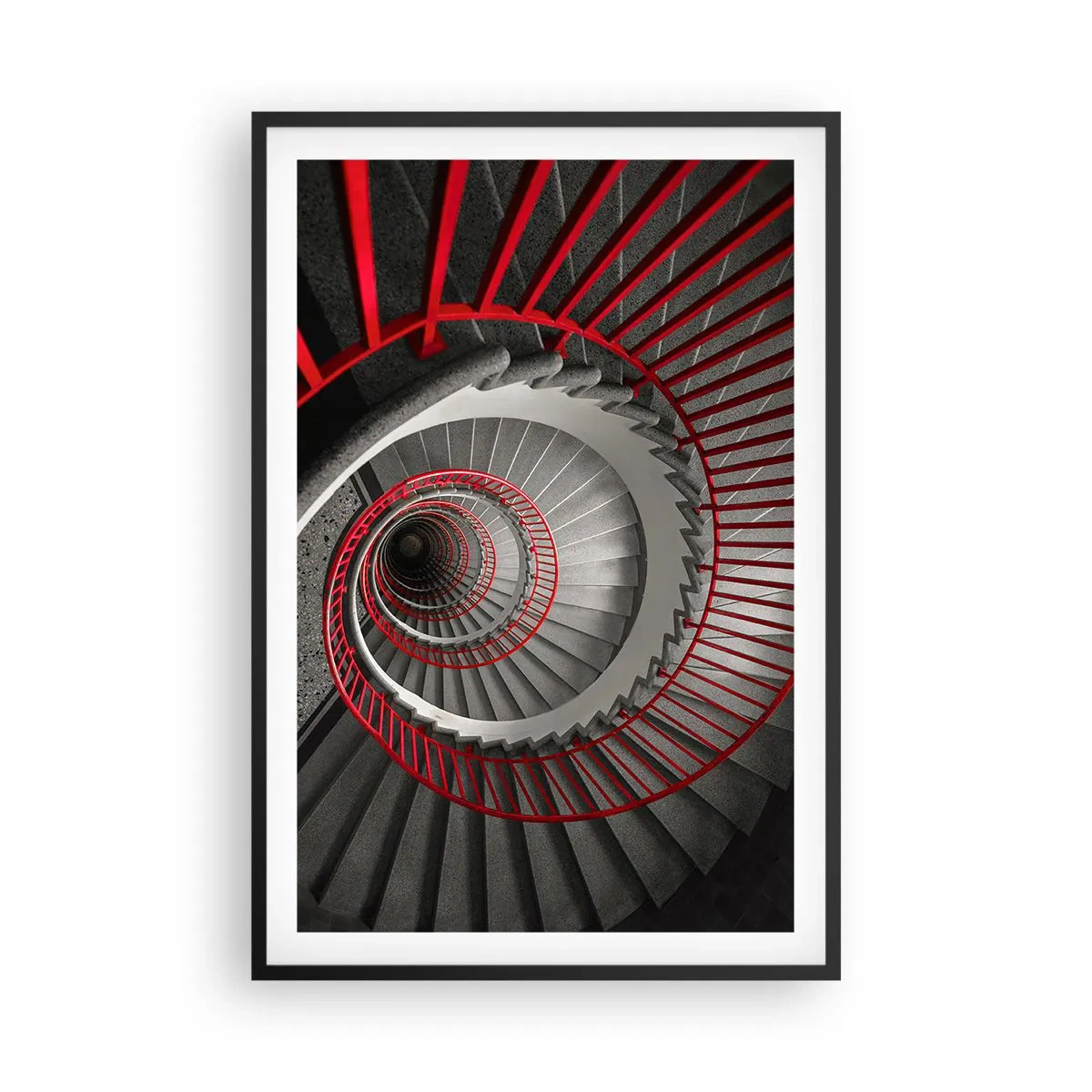 Poster in een zwarte lijst - Architectuur plezier - 61x91 cm