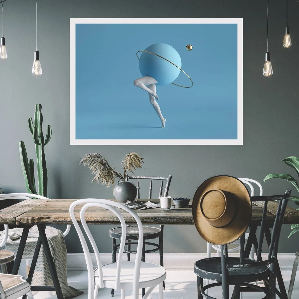 Poster - En de planeten zijn gek geworden - 70x50 cm