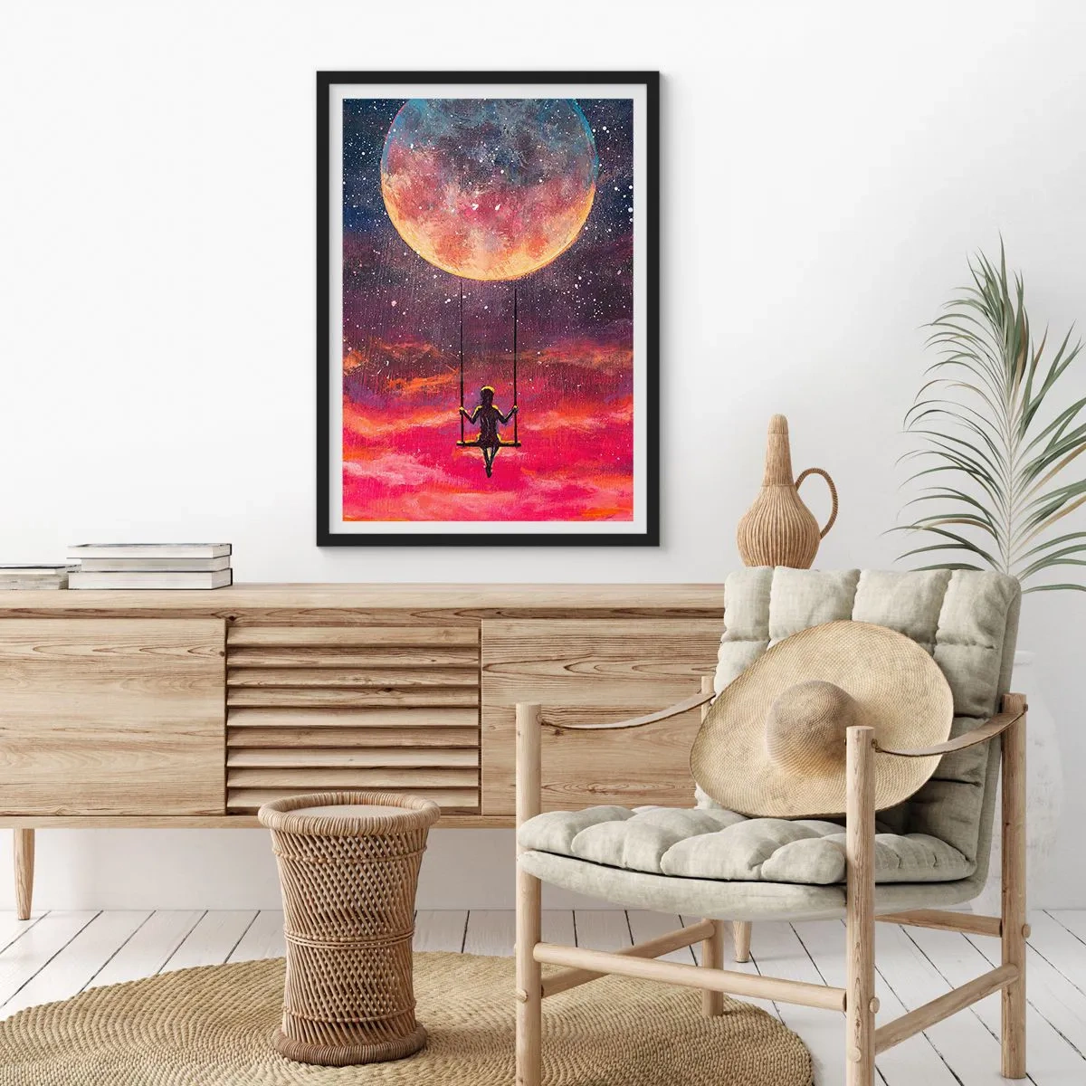 Poster in een zwarte lijst - Droom - 61x91 cm