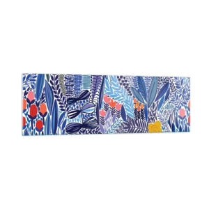 Schilderen op glas - Hawaiiaanse tuin - 160x50 cm
