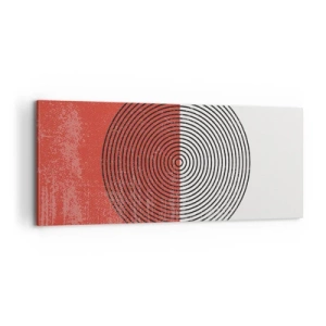 Schilderen op canvas - Op de kop geslagen - 100x40 cm