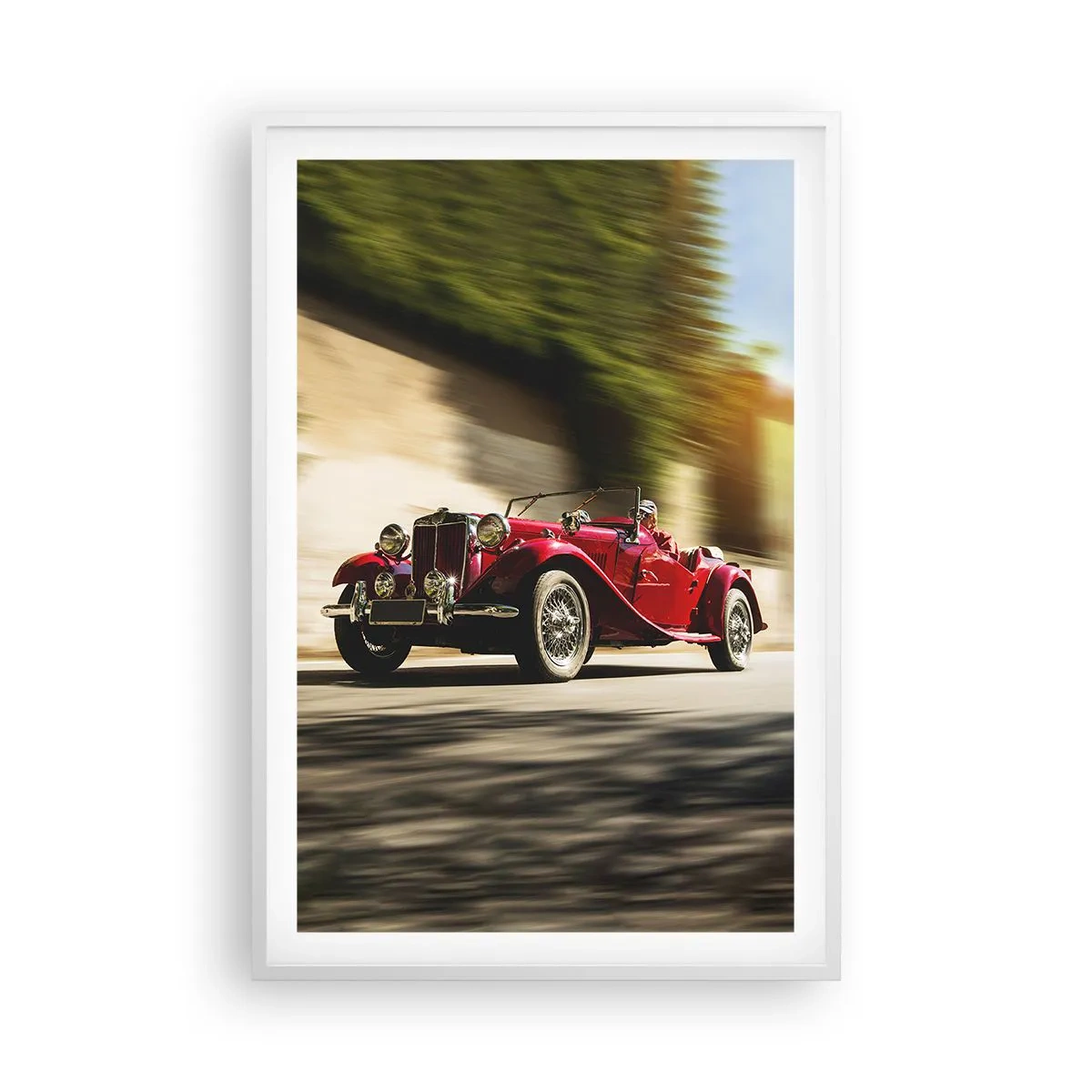 Poster in een witte lijst - Mooier dan Nike van Samothrace - 61x91 cm