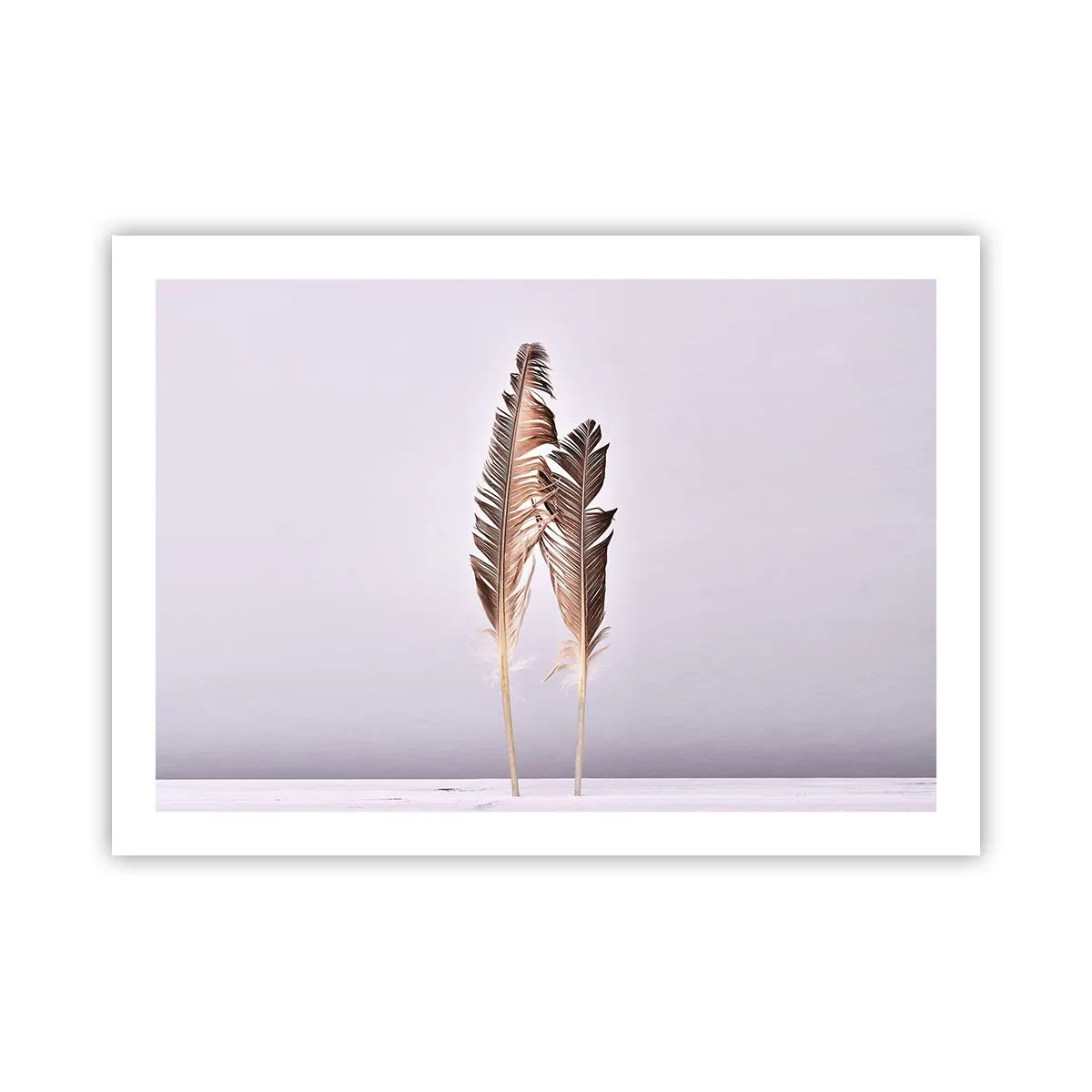 Poster - Tegen het niets - 70x50 cm