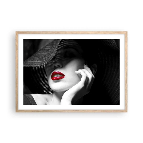 Een poster in een licht eiken lijst - Een studie in scharlaken - 70x50 cm