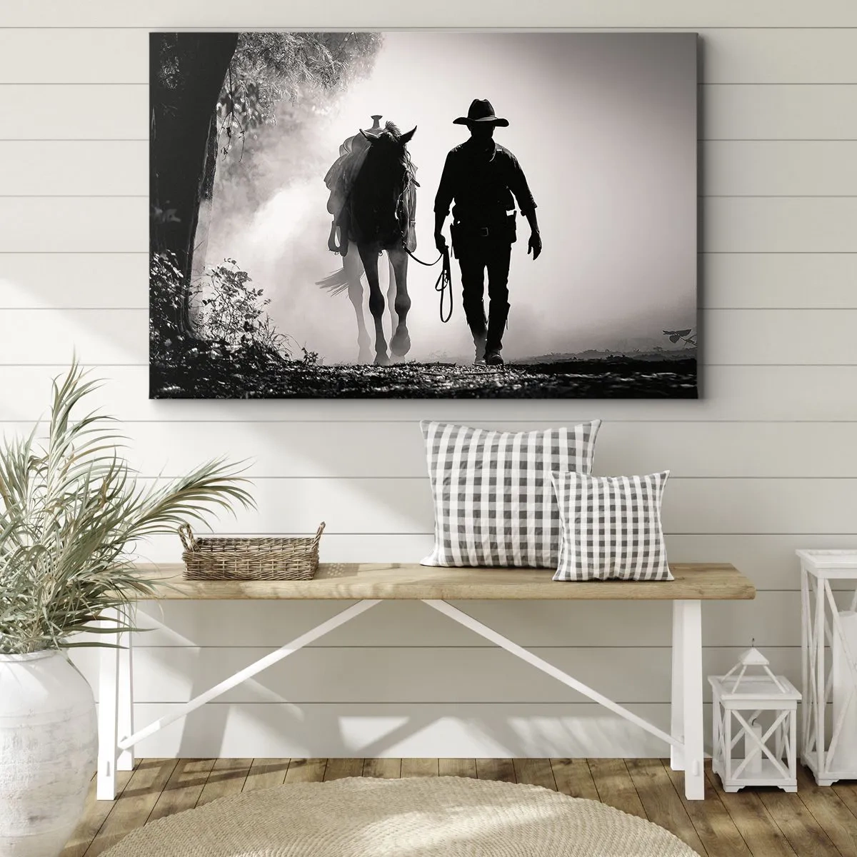 Schilderen op canvas - Texas ochtend - 120x80 cm