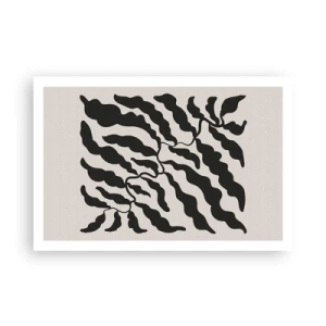 Poster - Natuur van een vierkant - 91x61 cm