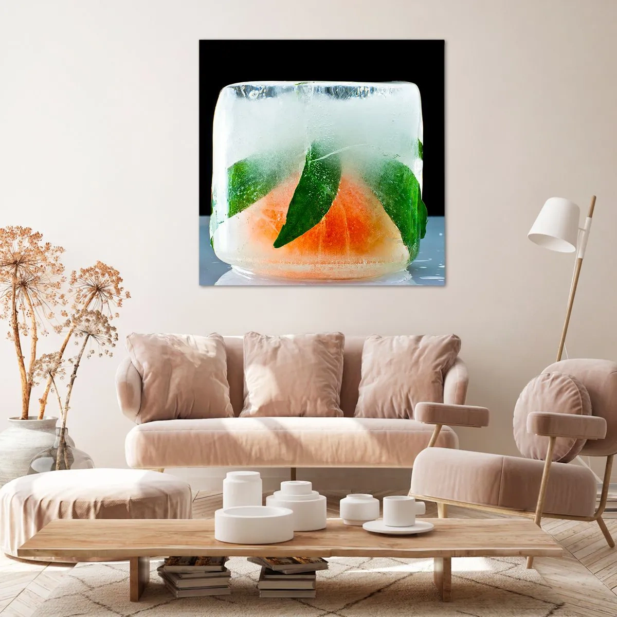 Schilderen op canvas - Fris en koel - 50x50 cm