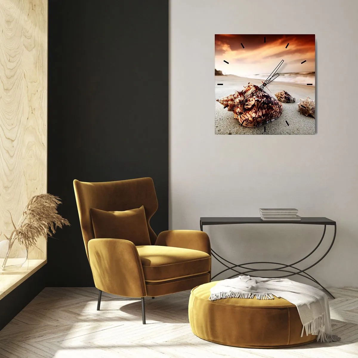 Wandklok - Klok - Outcasts van golven - 40x40 cm