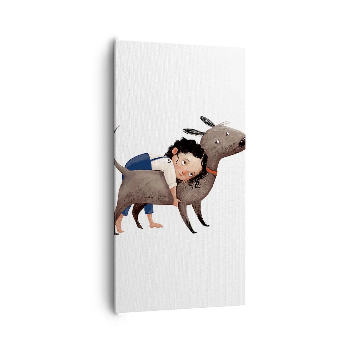 Schilderen op canvas - Beste vrienden - 65x120 cm