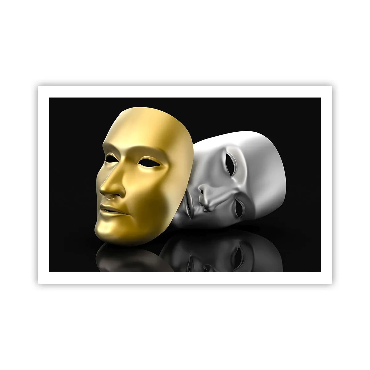 Poster - Het leven is theater - 91x61 cm