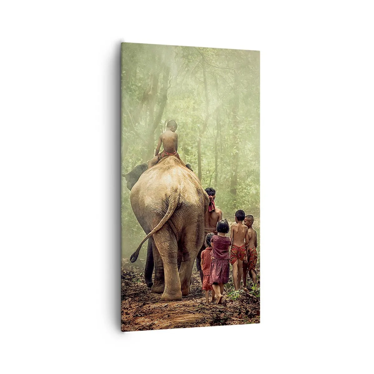 Schilderen op canvas - Nieuw Jungle Boek - 65x120 cm