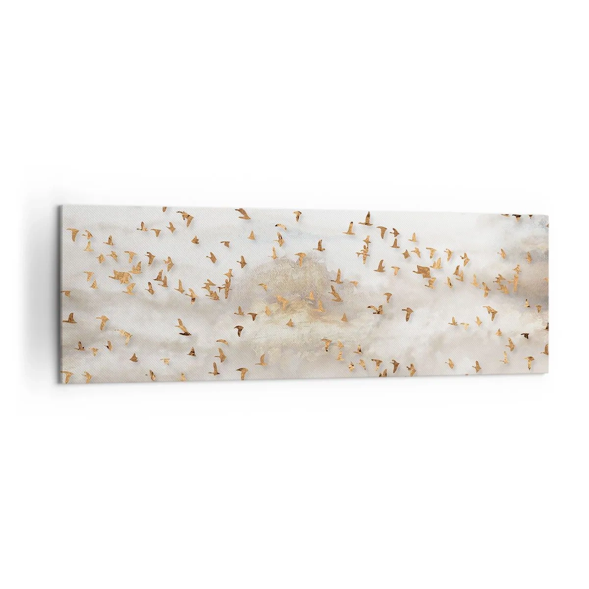 Schilderen op canvas - Het is tijd… - 160x50 cm