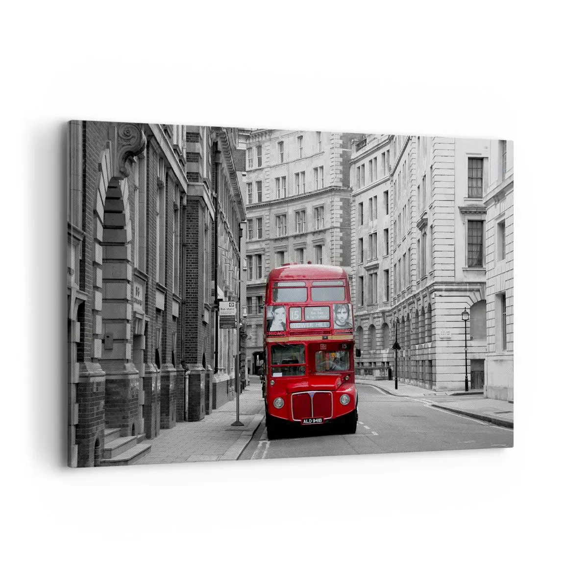 Schilderen op canvas - Het dagelijkse leven hoeft niet grijs te zijn - 100x70 cm