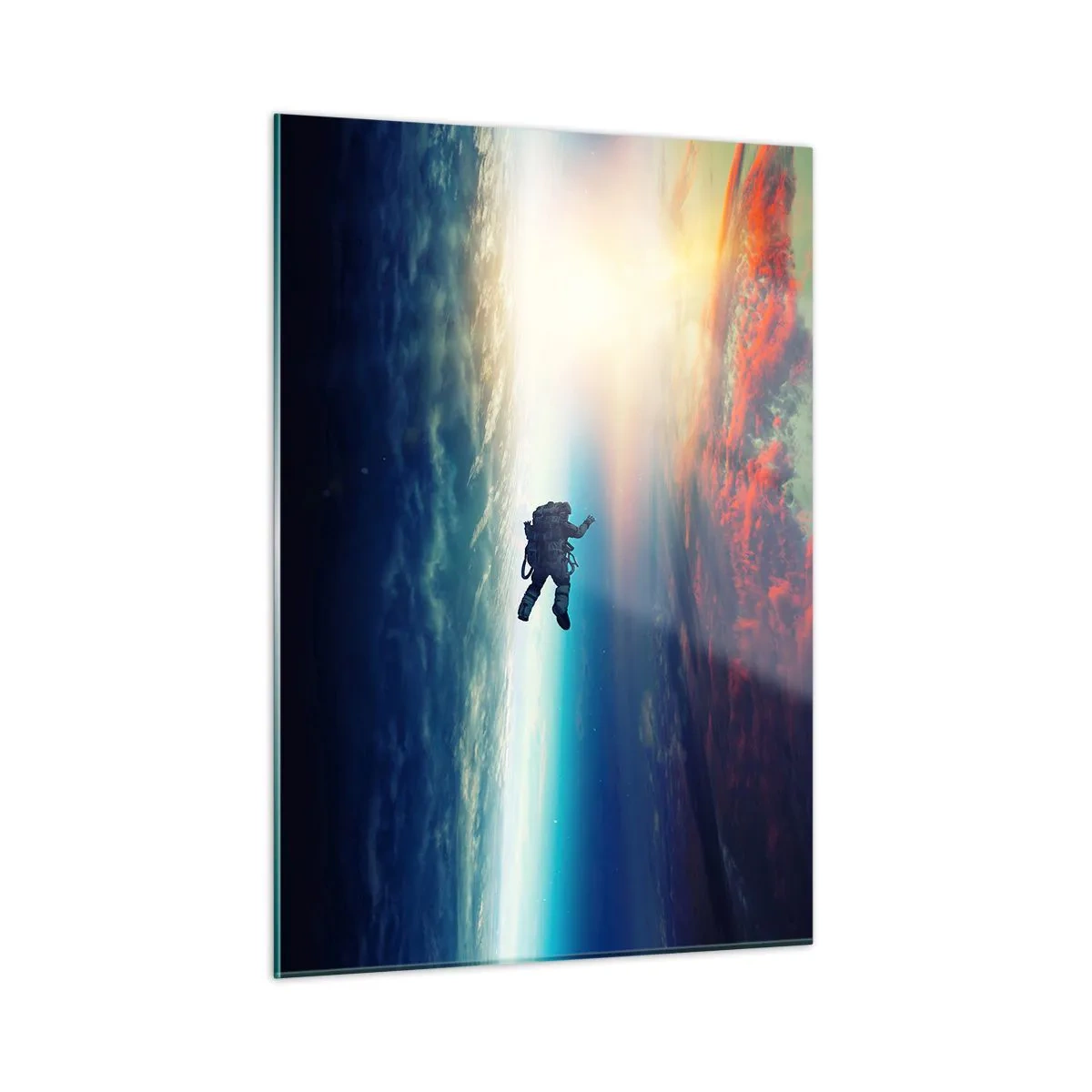Schilderen op glas - Ga het universum tegemoet - 50x70 cm