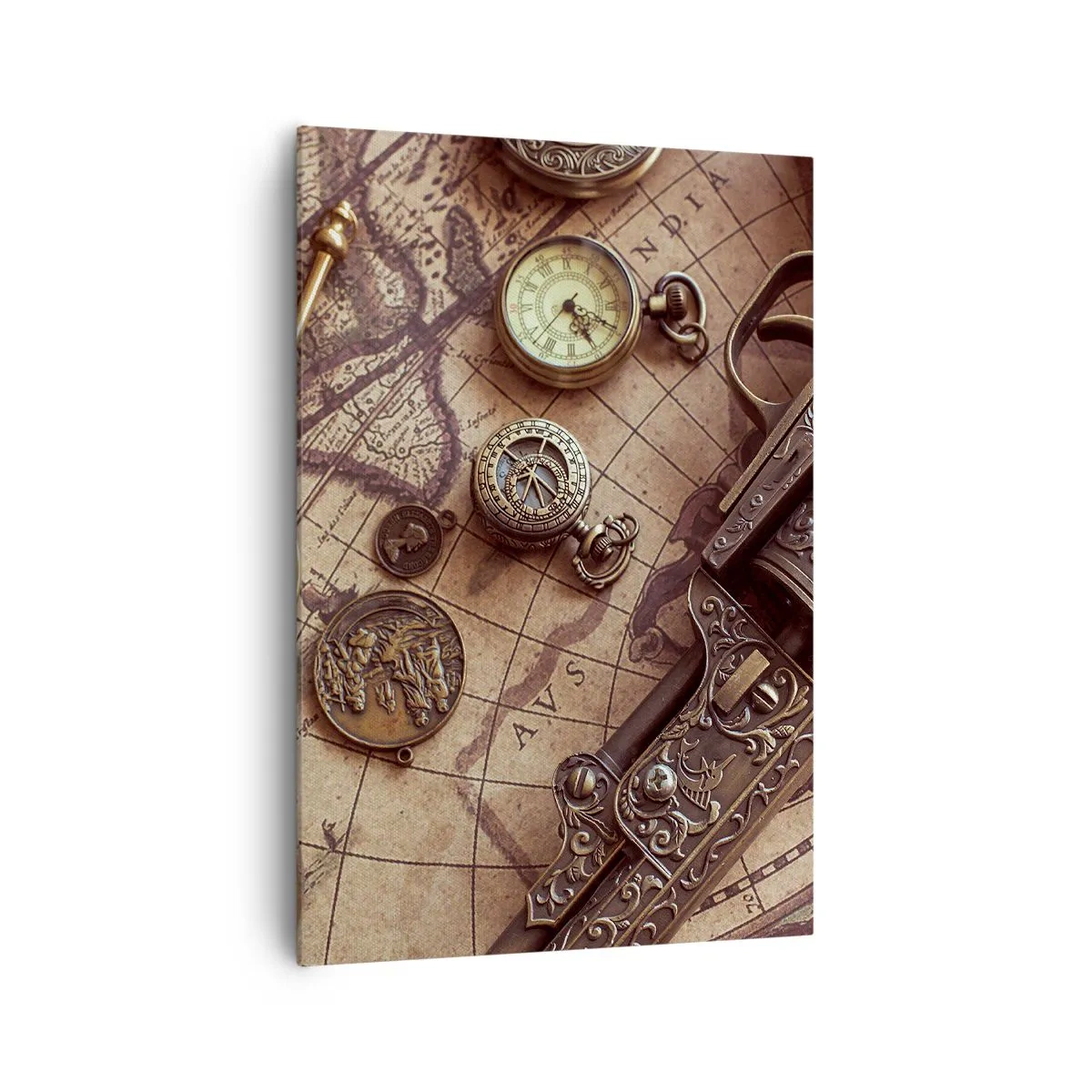 Schilderen op canvas - Avontuur roept - 70x100 cm