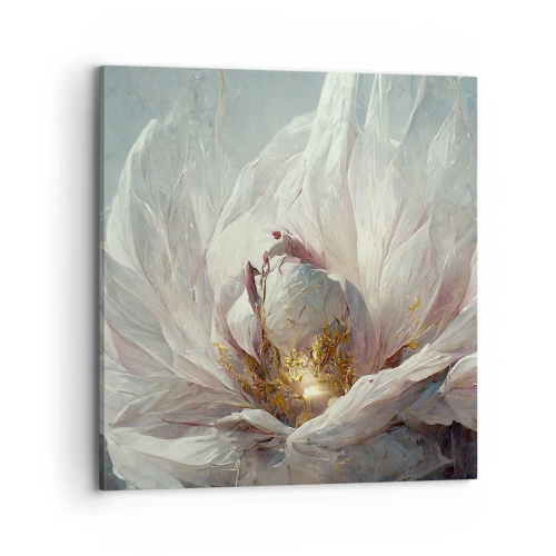 Schilderen op canvas - Hij bloeit eens in de honderd jaar - 70x70 cm