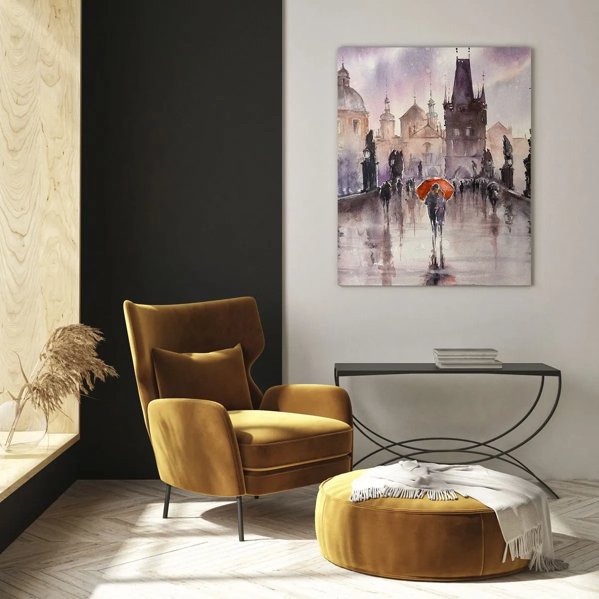 Schilderen op glas - Mensen veranderen niet - 50x70 cm