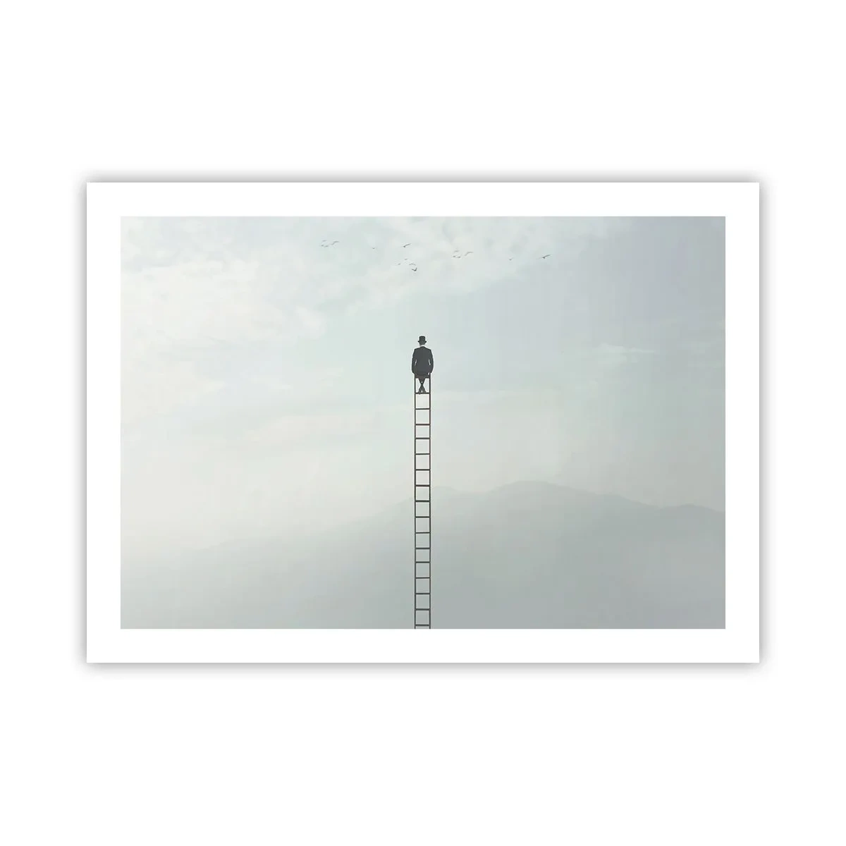 Poster - Stap verder op! - 70x50 cm