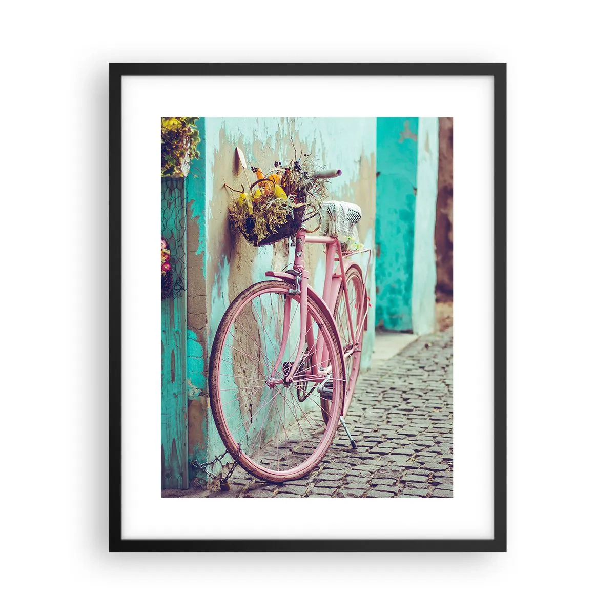 Poster in een zwarte lijst - Ben zo terug - 40x50 cm