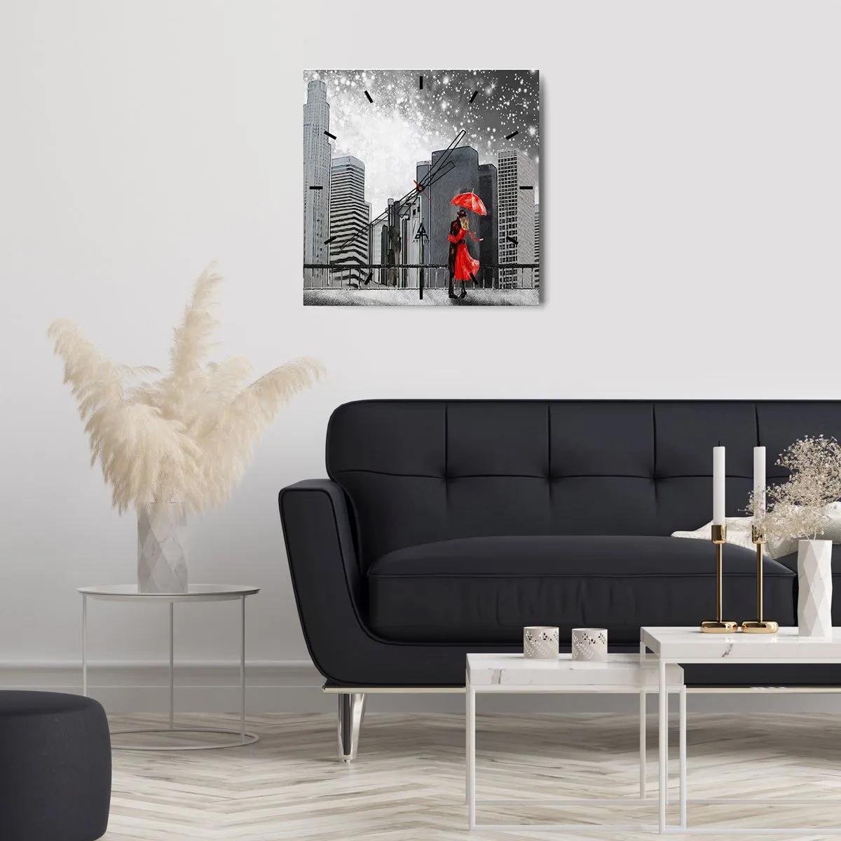 Wandklok - Klok - De mens is geen steen - 30x30 cm