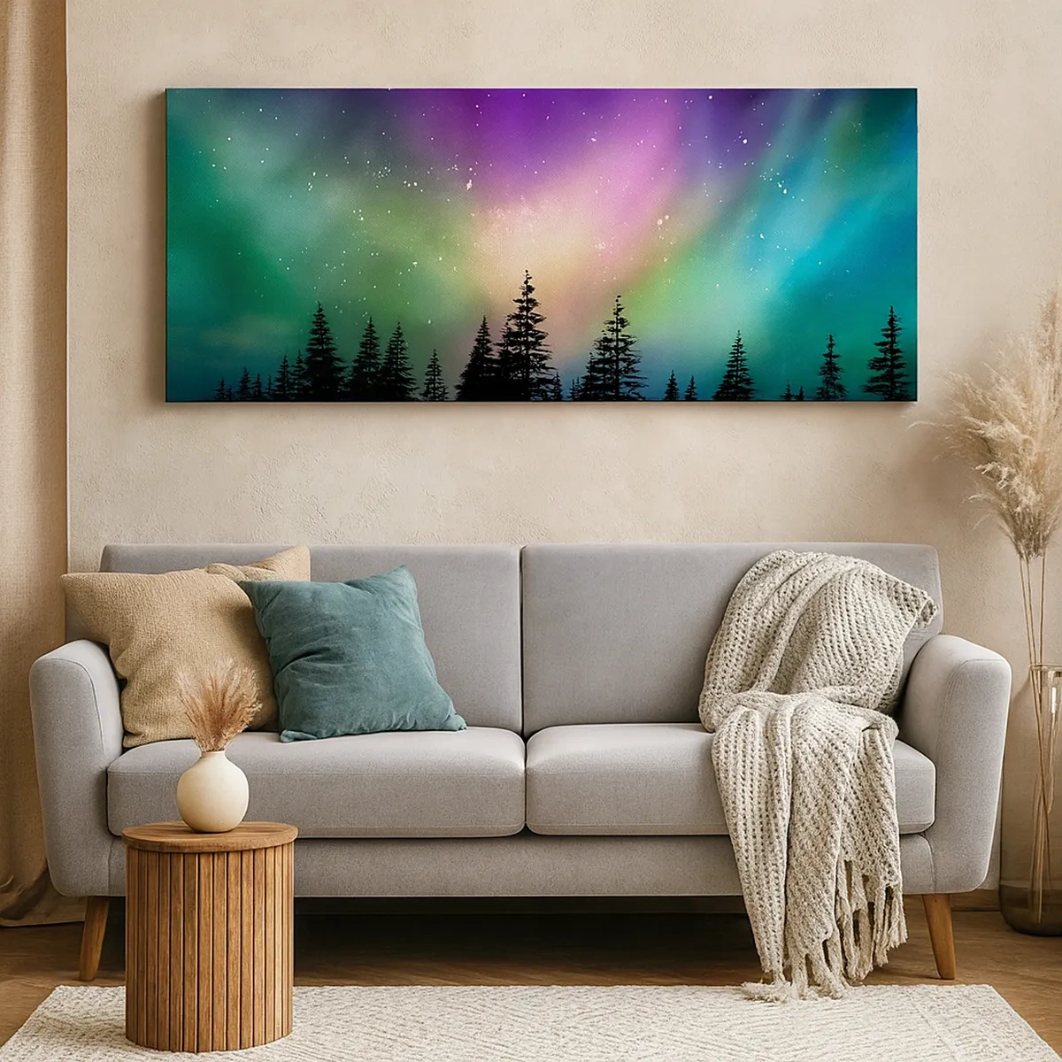 Schilderen op canvas - Witte magie - 30x30 cm