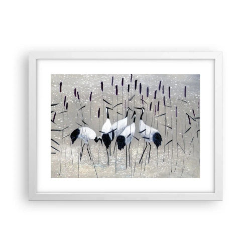 Poster in een witte lijst - Onder hun eigen - 40x30 cm