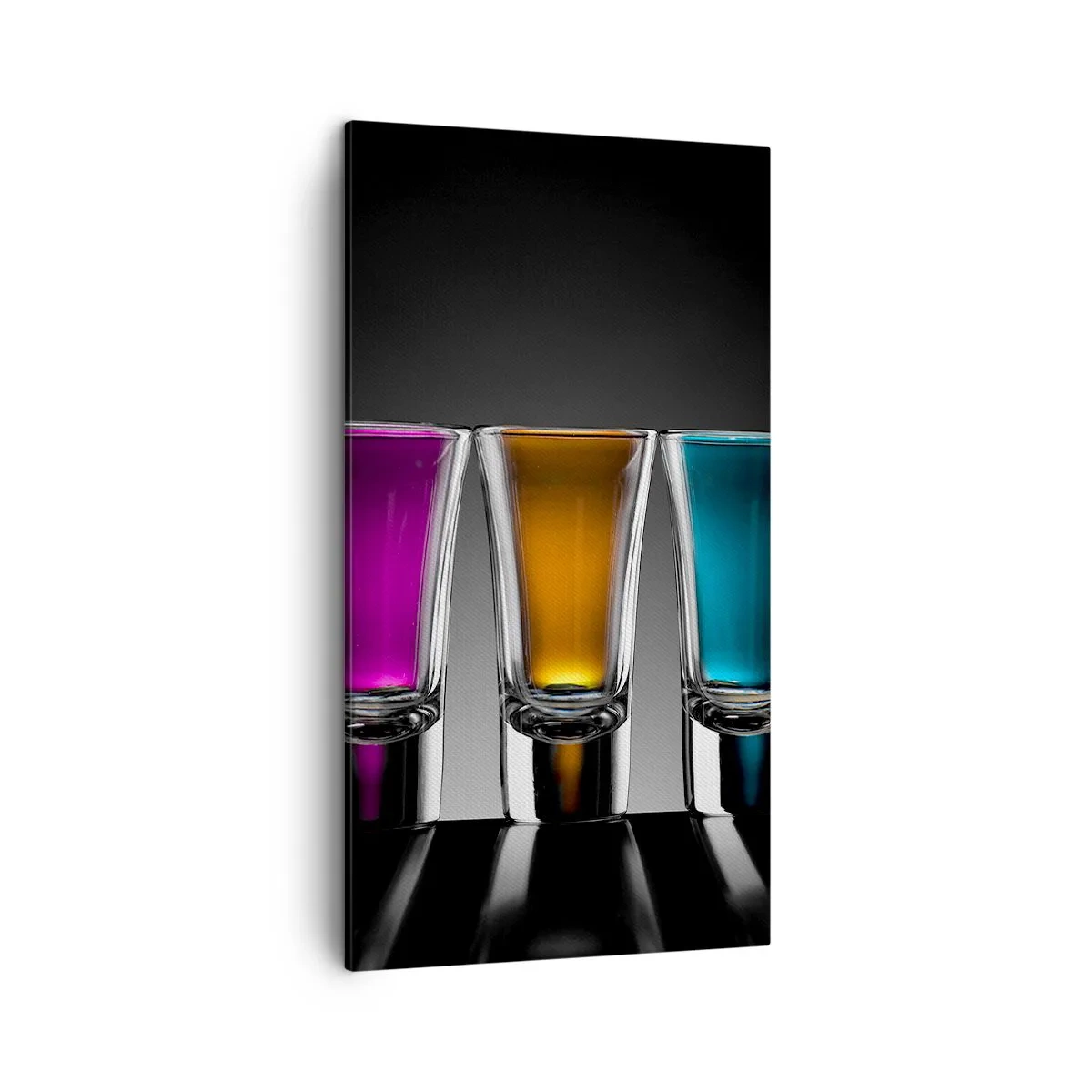 Schilderen op canvas - Kleuren van vreugde - 45x80 cm