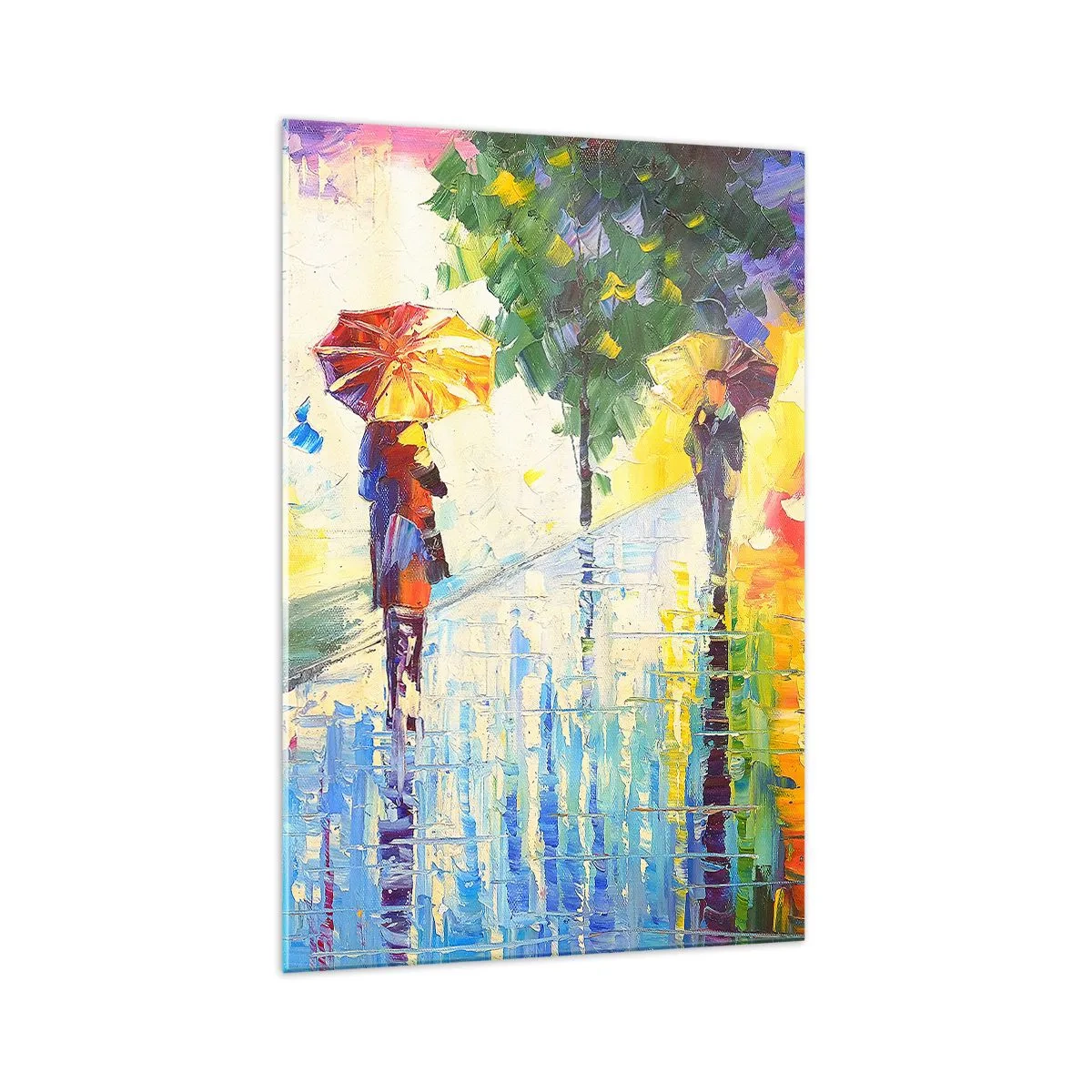 Schilderen op glas - Nu is het helemaal duidelijk - 70x100 cm