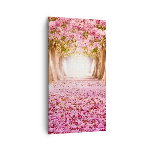 Schilderen op canvas - De weg naar het paradijs - 55x100 cm