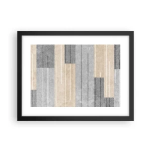 Poster in een zwarte lijst - Compositie: houd verticaal - 40x30 cm