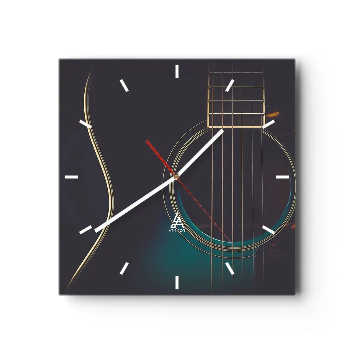 Wandklok - Klok - Nog even voordat het klinkt - 30x30 cm