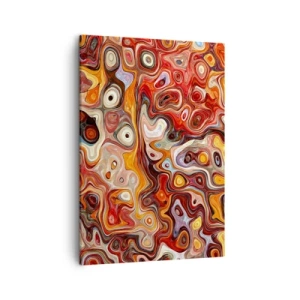 Schilderen op canvas - Als de noten gesmolten zijn in honing - 50x70 cm