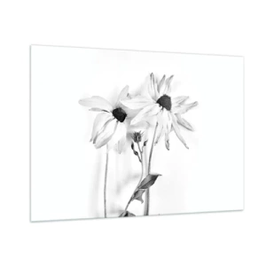 Schilderen op glas - Niemand wil alleen zijn - 100x70 cm