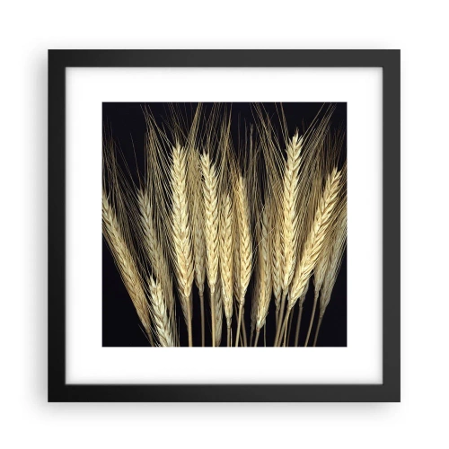 Poster in een zwarte lijst - Rustieke magie - 30x30 cm