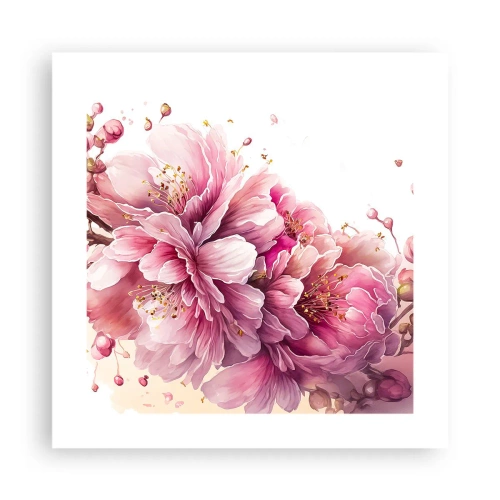 Poster - Kersenbloesem - 40x40 cm