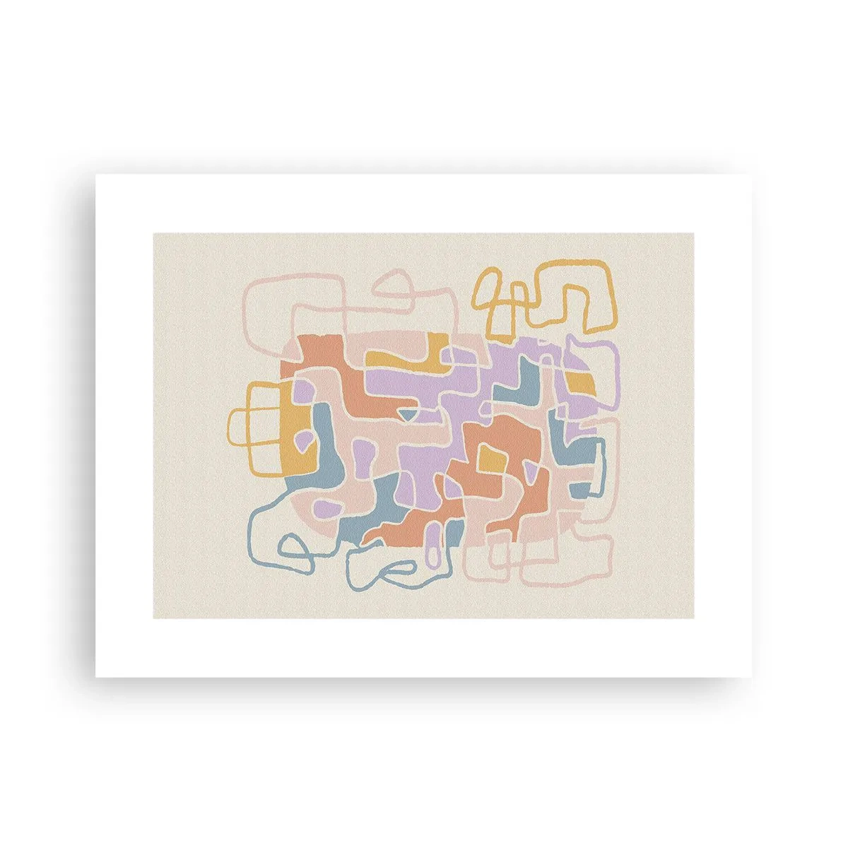 Poster - Labyrint – een vreugdevol avontuur - 40x30 cm