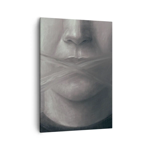 Schilderen op canvas - Zonder een woord - 50x70 cm