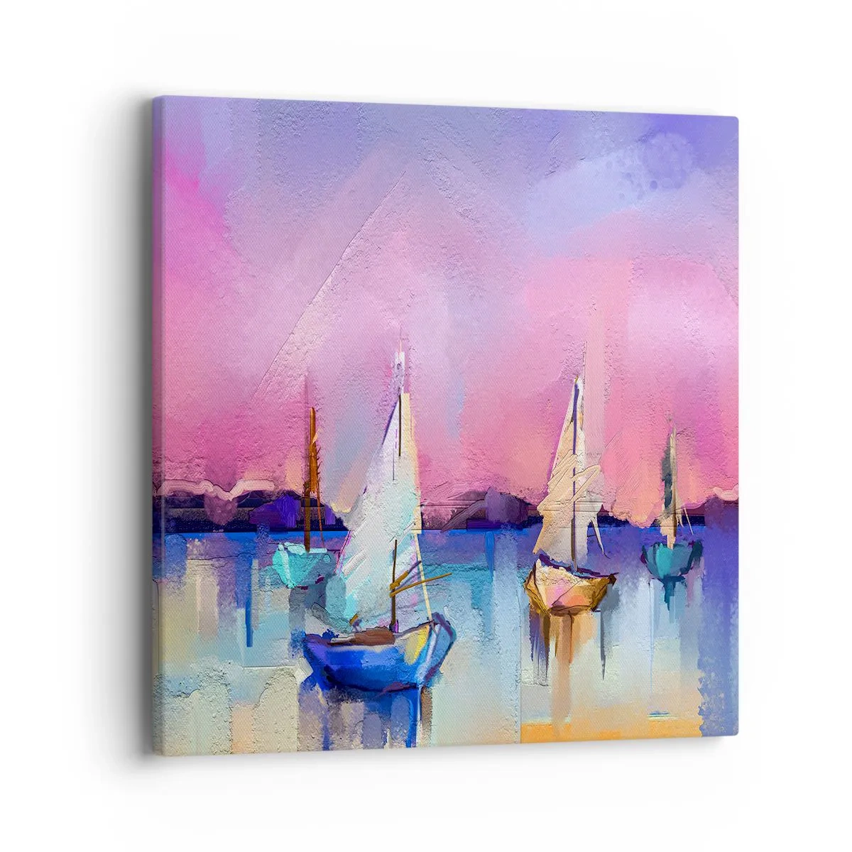 Schilderen op canvas - Richting: breed water - 40x40 cm