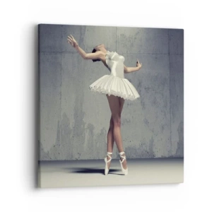 Schilderen op canvas - Licht als een vogel - 40x40 cm