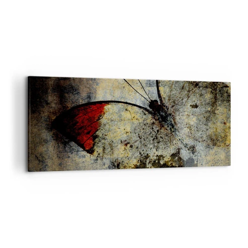 Schilderen op canvas - Kijk voordat ik verdwijn - 120x50 cm