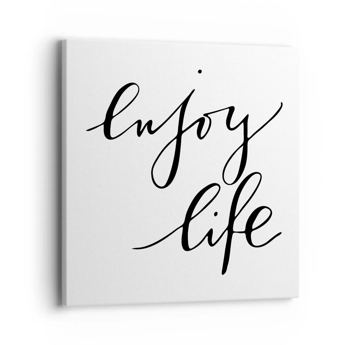 Schilderen op canvas - Niets aan toe te voegen… - 40x40 cm