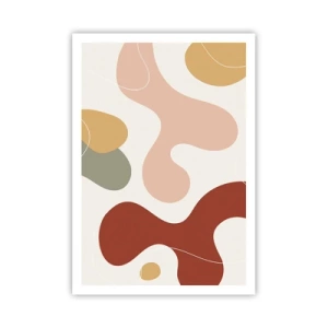 Poster - Kronkels of krullen? - 70x100 cm